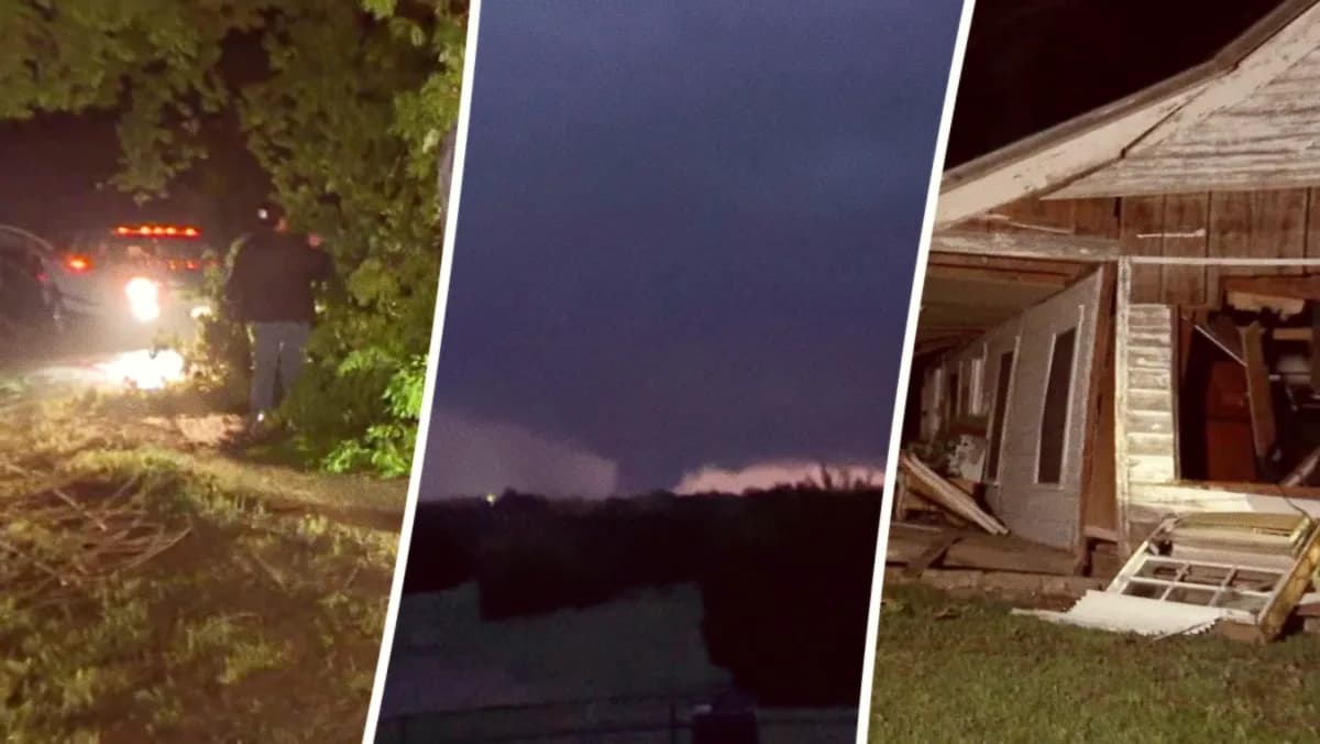 North Texas Tornado Warning Aftermath Revealed