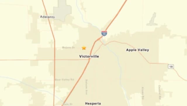 Minor Earthquake Rattles Victorville Area Easter Eve