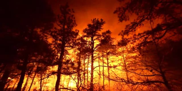 NJ Wildfire Rages, Arson Suspect Charged. What Led To The Blazes?
