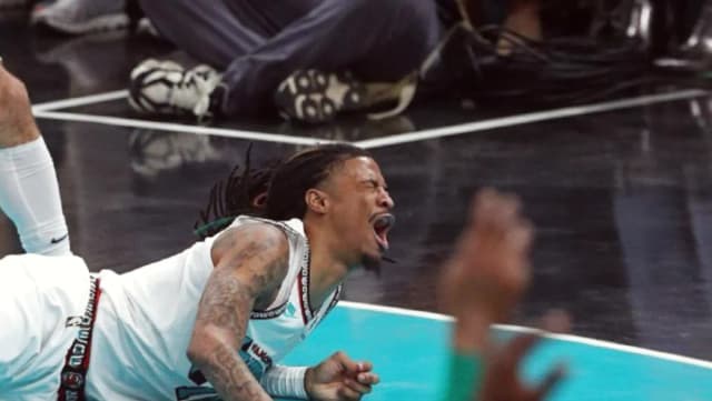 GRIZZLIES Star Morant Exits NBA Playoff Game With Hip Injury