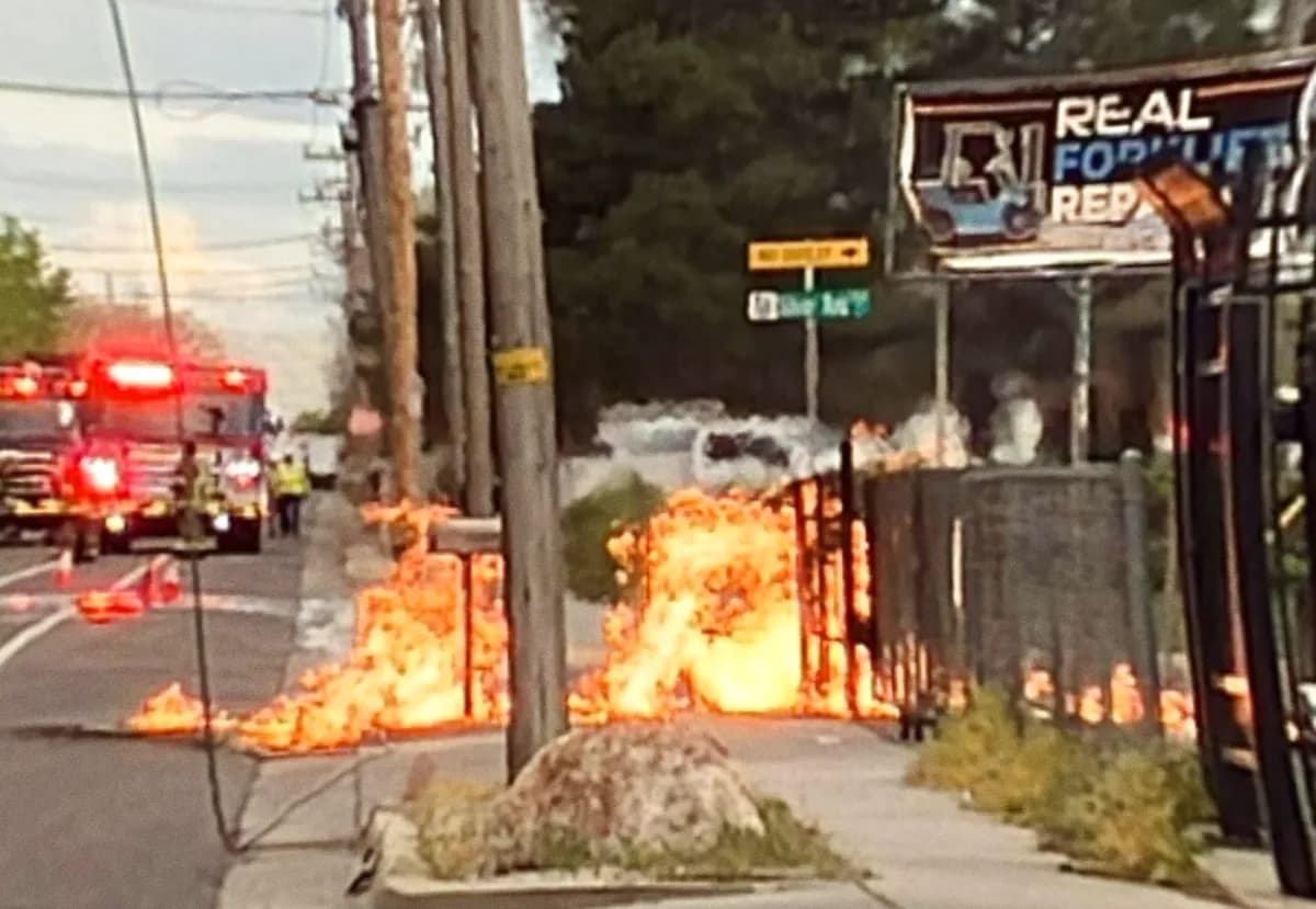 Gas Leak Causes Fire, Evacuation Order Lifted