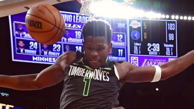 Anthony Edwards Suffers Injury Scare in Game Four With LeBron