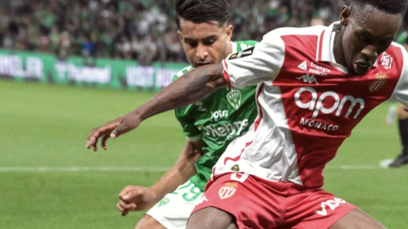 Monaco Climbs To Second Place With Win Over Saint-Etienne