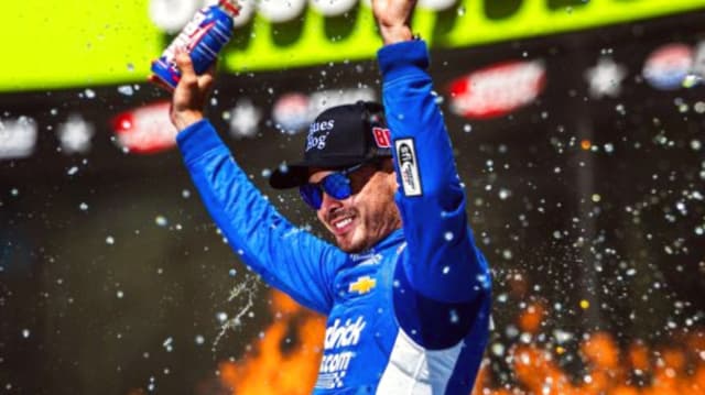 Kyle Larson Takes Xfinity Texas Victory Subbing for Injured Zilisch
