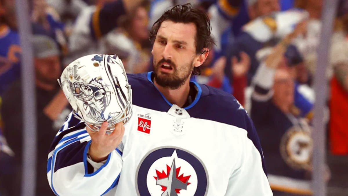 Jets Goalie Pulled Again As Blues Force Game Seven