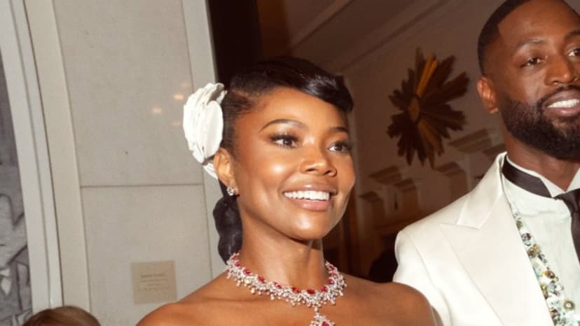 Gabrielle Union, Dwyane Wade Arrive at Met Gala in Coordinated Style