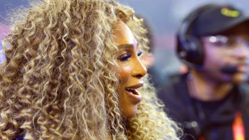 Serena Williams Returns to Met Gala Wearing Icy Blue Moncler Gown