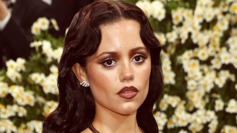 Jenna Ortega Steps Out for MET GALA 2025 in Tailored Silver Look