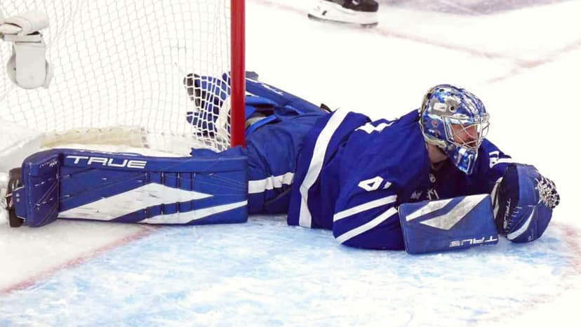Maple Leafs Goalie Leaves Game One With Injury