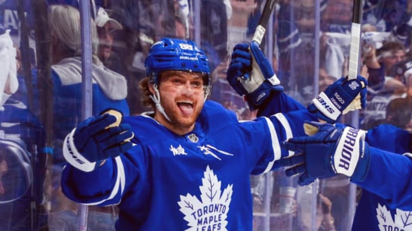 Maple Leafs Goaltender Stolarz Exits Game One on Stretcher