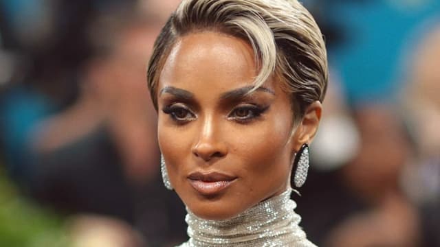 Ciara Attends 2025 Met Gala in Black LaQuan Smith Gown With Crystals