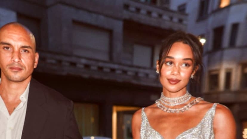 Laura Harrier Attends Met Gala 2025 Amid Sam Jarou Split Rumors