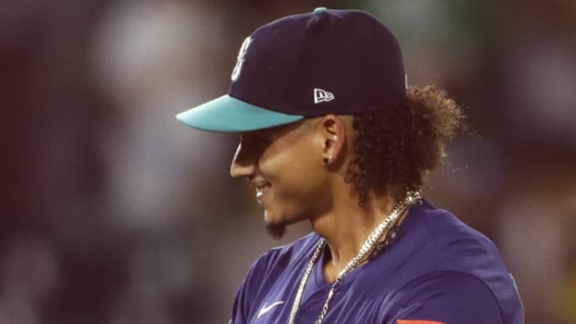 Seattle Mariners Pitcher Carlos Vargas Celebrates Win Against Athletics