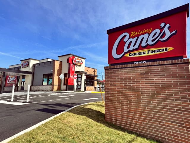 First Raising Cane's Restaurant Opens in Central Pennsylvania