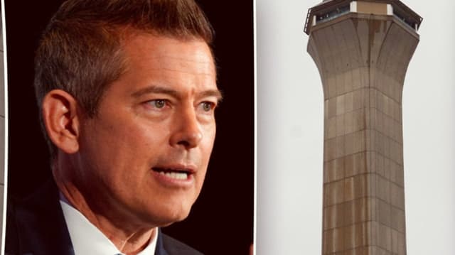 Duffy Faults Biden, Buttigieg on Aging Air Traffic Control System