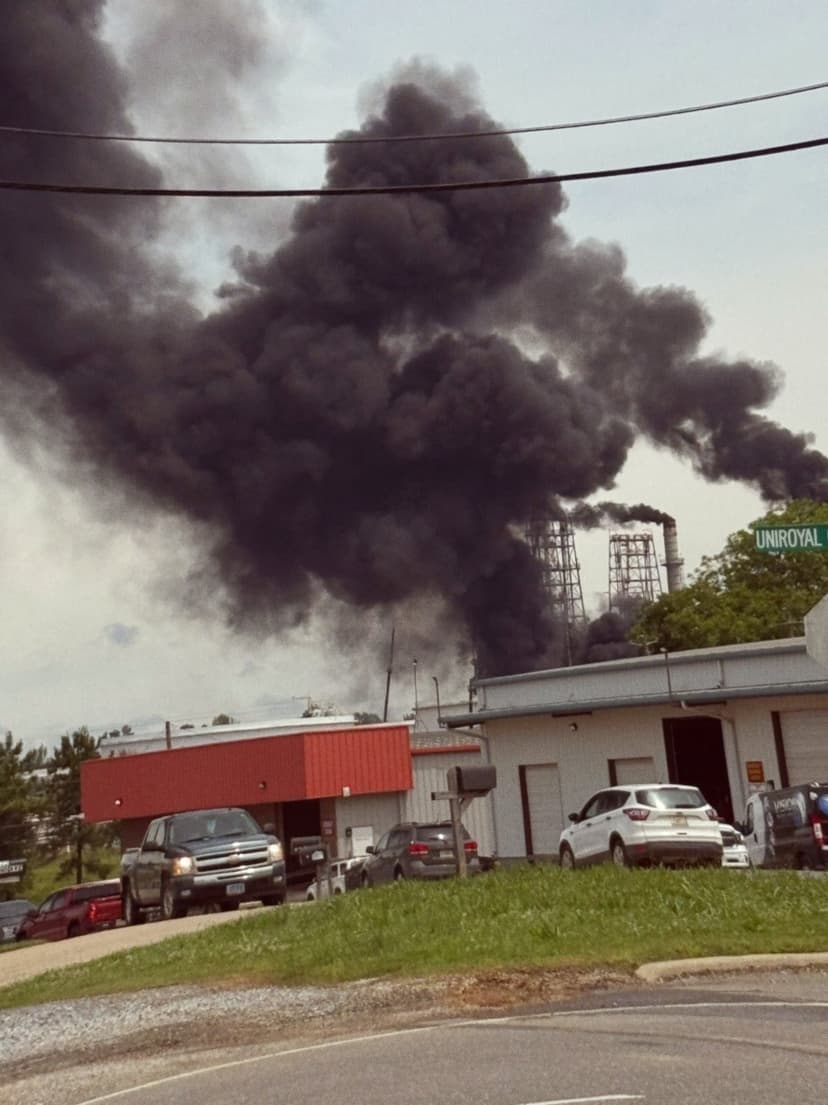 Explosion Heard Across City Precedes Blaze at Hunt Oil Refinery