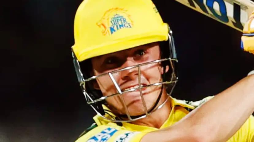 Dewald Brevis Reaches First IPL Fifty After Hitting 30 Runs Off Bowler