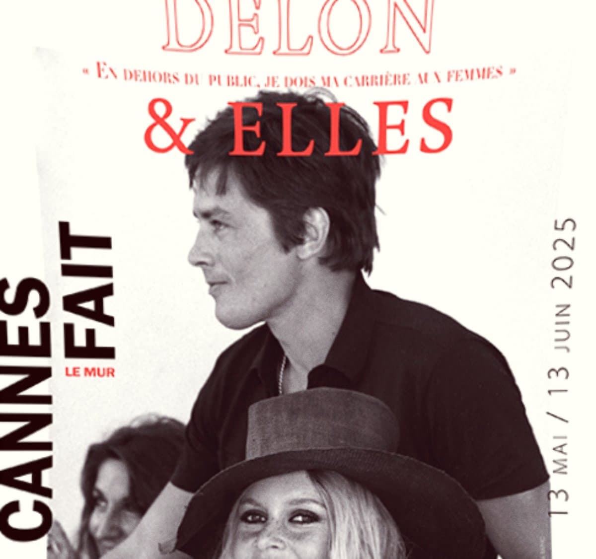 Alain Delon Honored by Cannes With Major Outdoor Photo Exhibition