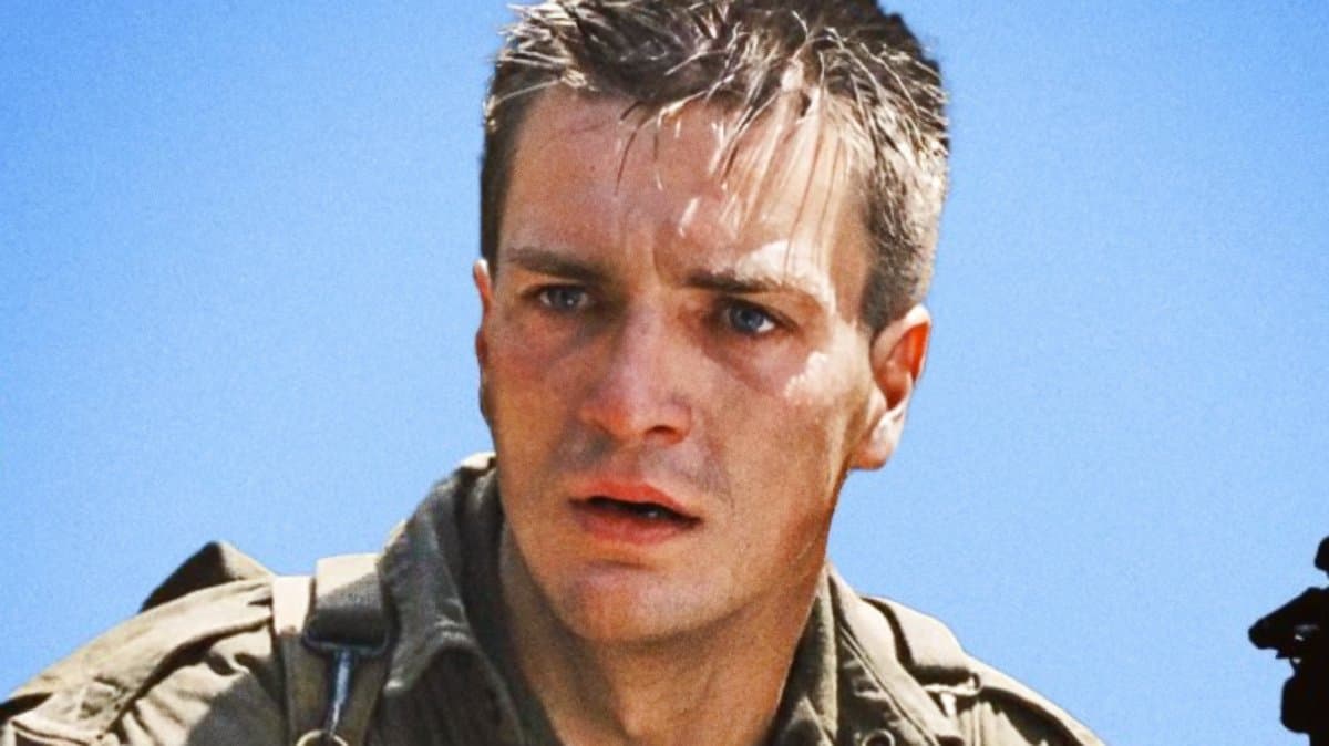 Actor Nathan Fillion Delivers Standout Scene in Saving Private Ryan